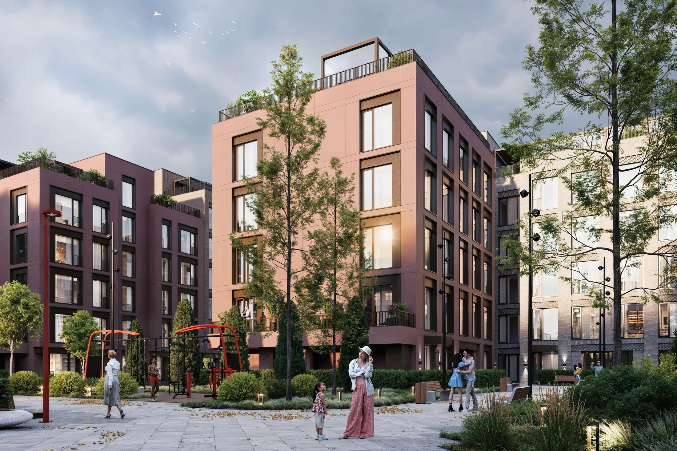 Архитектура Arkenon City, Астана — вид 2